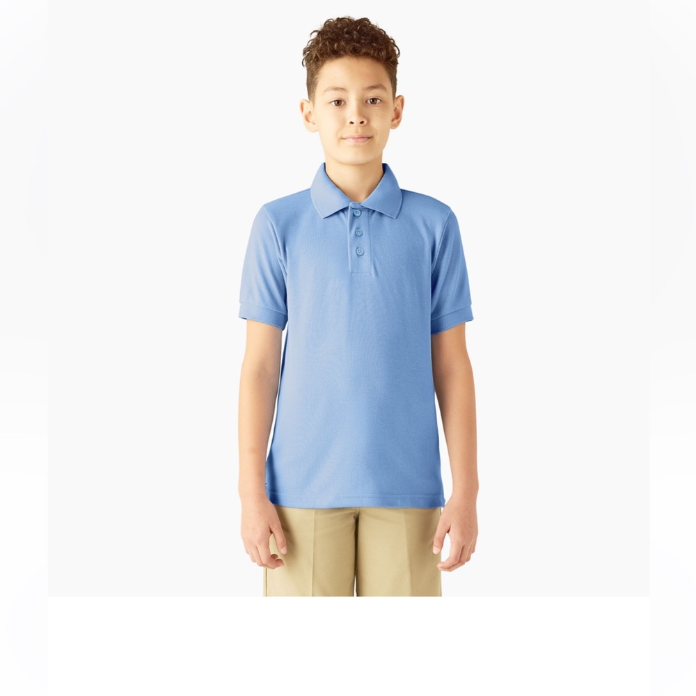 Dickies Kid’s Pique Polo Short Sleeve Uniform Shirt